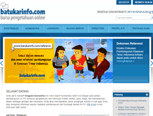 Tablet Screenshot of batukarinfo.com
